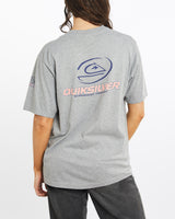 Vintage, 90s, Quiksilver, Surf, Tee, The Real Deal, size medium, colour Grey, newtown, sydney, australia, thrift store, opshop, preloved, secondhand, sustainable, retro, antique, 70s, 80s, 90s, 2000s, 00s, fashion, clothing, streetwear, trendy, garment, style, boutique, store, shop, archive, sale, cheap, best, top, T-Shirts