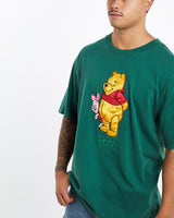 Vintage, 90s, Disney, Winnie, The, Pooh, Tee, The Real Deal, size extra large, colour Green, newtown, sydney, australia, thrift store, opshop, preloved, secondhand, sustainable, retro, antique, 70s, 80s, 90s, 2000s, 00s, fashion, clothing, streetwear, trendy, garment, style, boutique, store, shop, archive, sale, cheap, best, top, T-Shirts