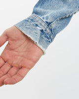 Vintage, 90s, Wrangler, Denim, Jacket, The Real Deal, size double extra large, colour Blue, newtown, sydney, australia, thrift store, opshop, preloved, secondhand, sustainable, retro, antique, 70s, 80s, 90s, 2000s, 00s, fashion, clothing, streetwear, trendy, garment, style, boutique, store, shop, archive, sale, cheap, best, top, Jackets