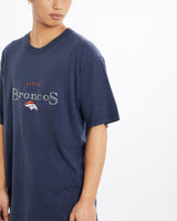 Vintage, 90s, NFL, Denver, Broncos, Tee, The Real Deal, size large, colour Navy, newtown, sydney, australia, thrift store, opshop, preloved, secondhand, sustainable, retro, antique, 70s, 80s, 90s, 2000s, 00s, fashion, clothing, streetwear, trendy, garment, style, boutique, store, shop, archive, sale, cheap, best, top, T-Shirts