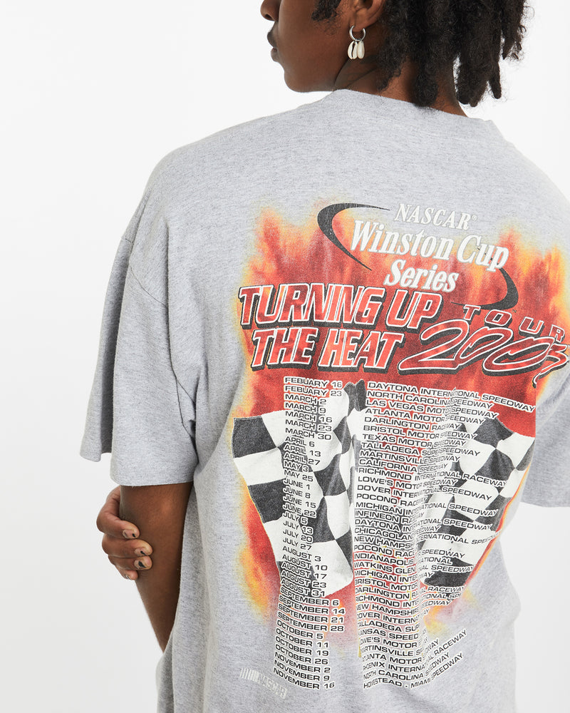 Vintage NASCAR Racing Tee <br>L , The Real Deal , newtown, sydney, australia, thrift store, opshop, preloved, secondhand, sustainable, retro, antique, 70s, 80s, 90s, 2000s, 00s, fashion, clothing, streetwear, trendy, garment, style, boutique, store, shop, archive, sale, cheap, best, top