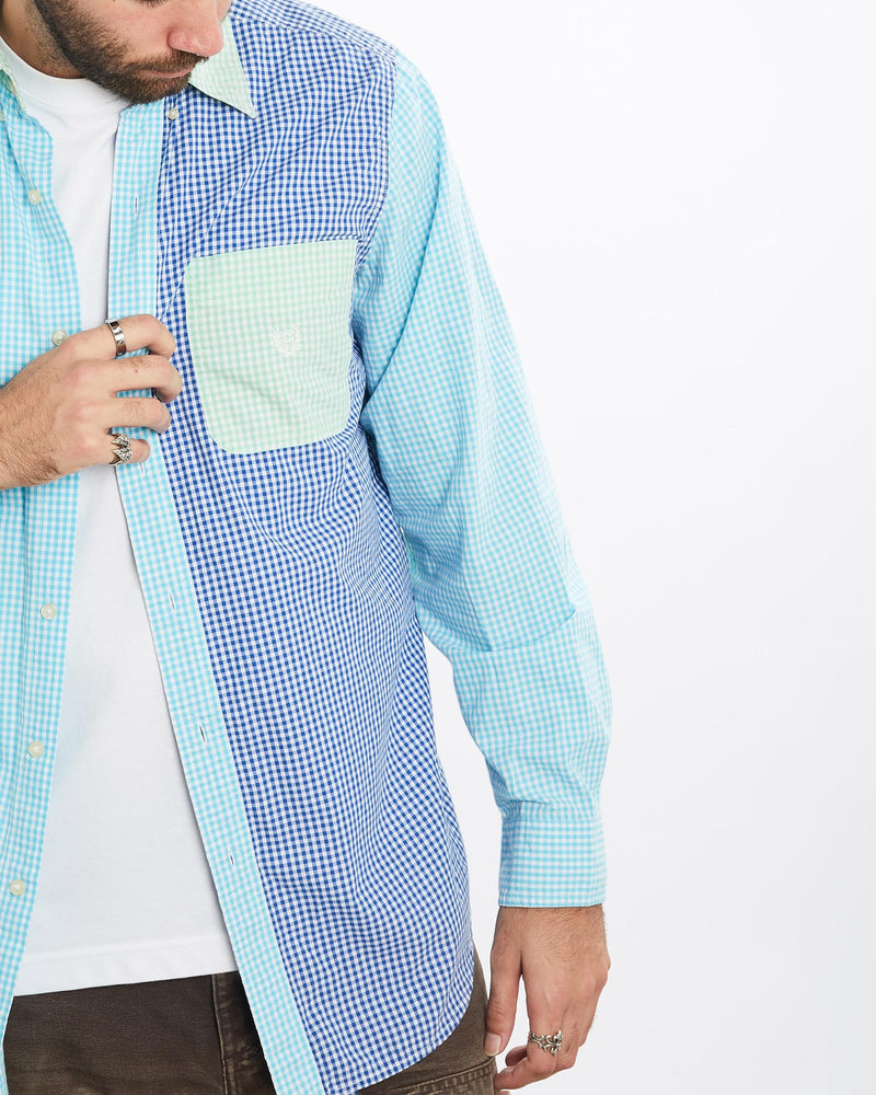 Vintage, 90s, Chaps, Ralph, Lauren, Button, Up, Shirt, The Real Deal, size extra large, colour Multicolour, newtown, sydney, australia, thrift store, opshop, preloved, secondhand, sustainable, retro, antique, 70s, 80s, 90s, 2000s, 00s, fashion, clothing, streetwear, trendy, garment, style, boutique, store, shop, archive, sale, cheap, best, top, Shirts