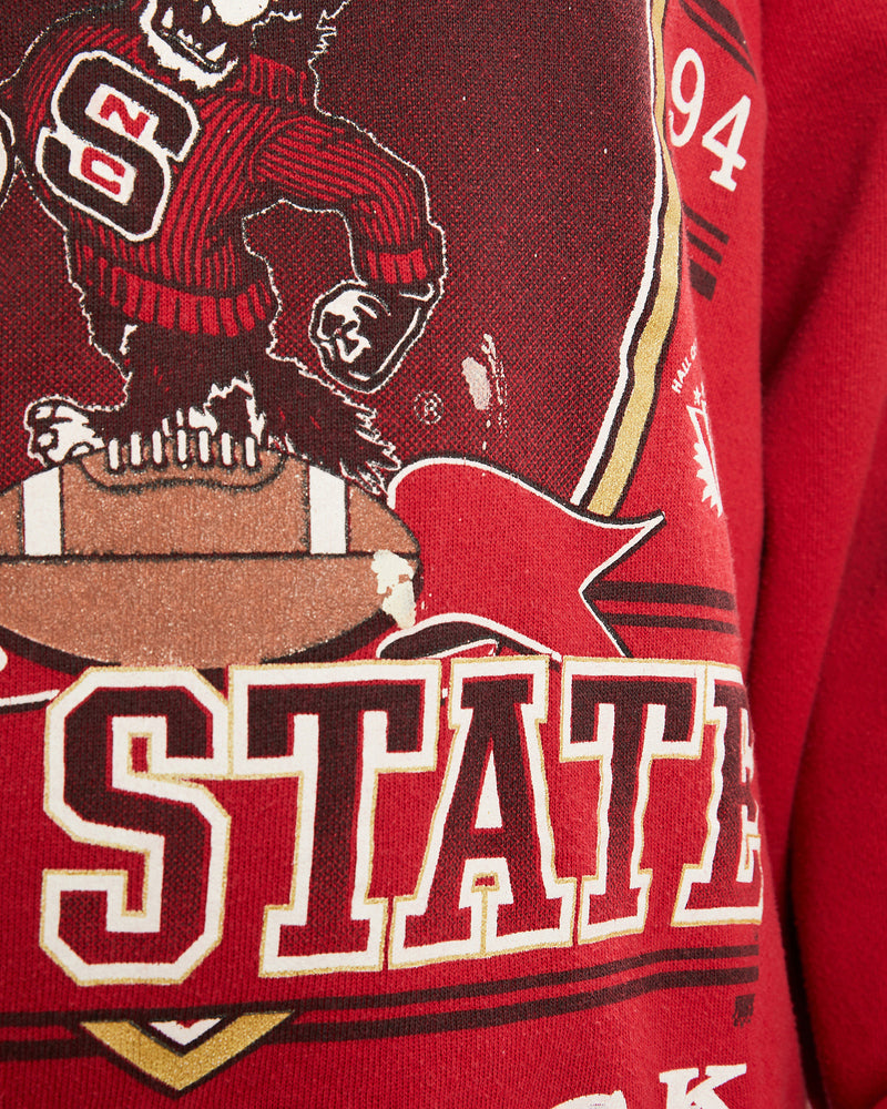 Vintage 1994 NCAA NC State Wolfpack Sweatshirt <br>M , The Real Deal , newtown, sydney, australia, thrift store, opshop, preloved, secondhand, sustainable, retro, antique, 70s, 80s, 90s, 2000s, 00s, fashion, clothing, streetwear, trendy, garment, style, boutique, store, shop, archive, sale, cheap, best, top