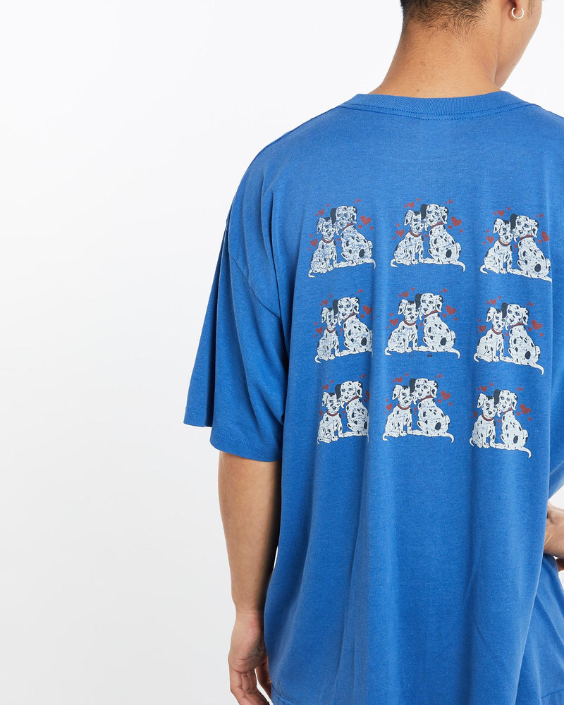 Vintage, 80s, Dogs, in, Love, Tee, The Real Deal, size extra large, colour Blue, newtown, sydney, australia, thrift store, opshop, preloved, secondhand, sustainable, retro, antique, 70s, 80s, 90s, 2000s, 00s, fashion, clothing, streetwear, trendy, garment, style, boutique, store, shop, archive, sale, cheap, best, top, T-Shirts