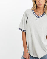 Vintage, 90s, Nike, Tee, The Real Deal, size small, colour Grey, newtown, sydney, australia, thrift store, opshop, preloved, secondhand, sustainable, retro, antique, 70s, 80s, 90s, 2000s, 00s, fashion, clothing, streetwear, trendy, garment, style, boutique, store, shop, archive, sale, cheap, best, top, T-Shirts