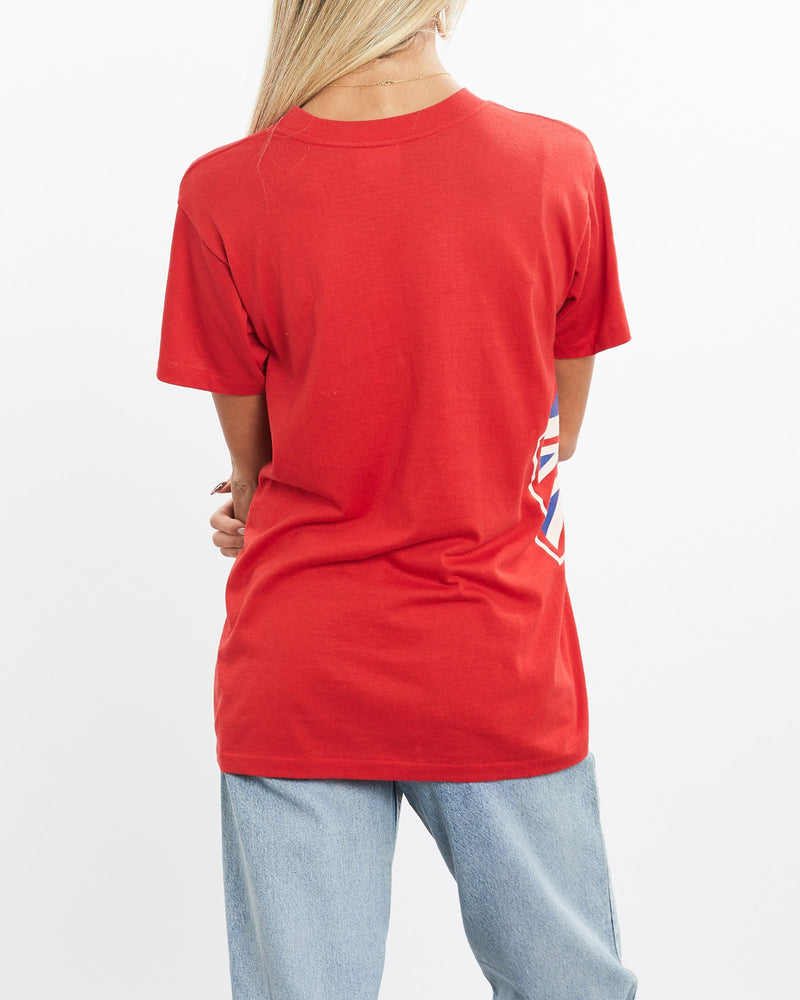 Vintage, 90s, Reebok, Tee, The Real Deal, size extra small, colour Red, newtown, sydney, australia, thrift store, opshop, preloved, secondhand, sustainable, retro, antique, 70s, 80s, 90s, 2000s, 00s, fashion, clothing, streetwear, trendy, garment, style, boutique, store, shop, archive, sale, cheap, best, top, T-Shirts