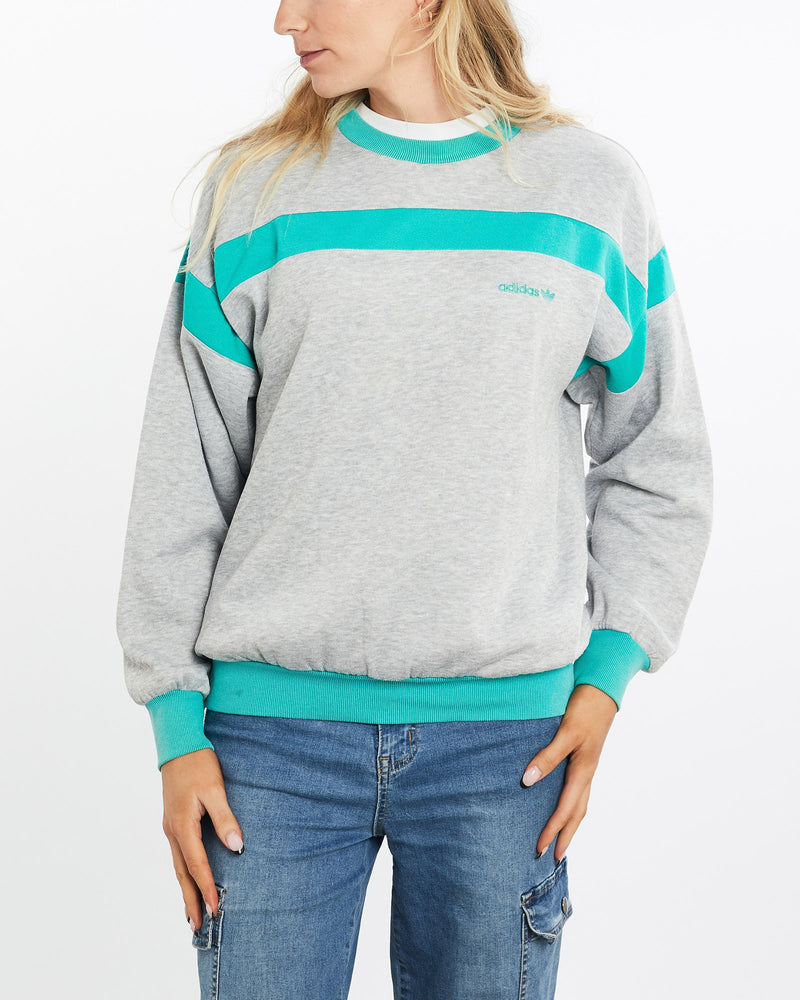 Vintage, 90s, Adidas, Sweatshirt, The Real Deal, size medium, colour Multicolour, newtown, sydney, australia, thrift store, opshop, preloved, secondhand, sustainable, retro, antique, 70s, 80s, 90s, 2000s, 00s, fashion, clothing, streetwear, trendy, garment, style, boutique, store, shop, archive, sale, cheap, best, top, Sweats and hoodies