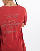 Vintage, Harley, Davidson, Tee, The Real Deal, size extra large, colour Red, newtown, sydney, australia, thrift store, opshop, preloved, secondhand, sustainable, retro, antique, 70s, 80s, 90s, 2000s, 00s, fashion, clothing, streetwear, trendy, garment, style, boutique, store, shop, archive, sale, cheap, best, top, T-Shirts