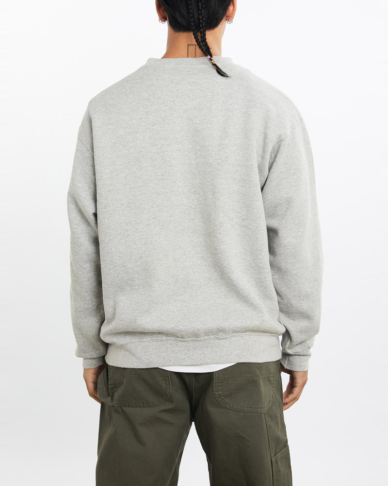 Vintage, MLB, New, York, Mets, Sweatshirt, The Real Deal, size large, colour Grey, newtown, sydney, australia, thrift store, opshop, preloved, secondhand, sustainable, retro, antique, 70s, 80s, 90s, 2000s, 00s, fashion, clothing, streetwear, trendy, garment, style, boutique, store, shop, archive, sale, cheap, best, top, Sweats and hoodies