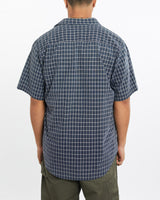 Vintage, 90s, Polo, Ralph, Lauren, Short, Sleeve, Button, Up, Shirt, The Real Deal, size large, colour Navy, newtown, sydney, australia, thrift store, opshop, preloved, secondhand, sustainable, retro, antique, 70s, 80s, 90s, 2000s, 00s, fashion, clothing, streetwear, trendy, garment, style, boutique, store, shop, archive, sale, cheap, best, top, Shirts