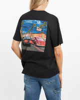 Vintage, In-N-Out, Burger, Tee, The Real Deal, size medium, colour Black, newtown, sydney, australia, thrift store, opshop, preloved, secondhand, sustainable, retro, antique, 70s, 80s, 90s, 2000s, 00s, fashion, clothing, streetwear, trendy, garment, style, boutique, store, shop, archive, sale, cheap, best, top, T-Shirts