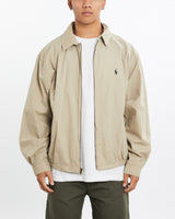 Vintage, 90s, Polo, Ralph, Lauren, Harrington, Jacket, The Real Deal, size extra large, colour Beige, newtown, sydney, australia, thrift store, opshop, preloved, secondhand, sustainable, retro, antique, 70s, 80s, 90s, 2000s, 00s, fashion, clothing, streetwear, trendy, garment, style, boutique, store, shop, archive, sale, cheap, best, top, Jackets