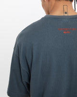 Vintage, 90s, Quiksilver, Surf, Tee, The Real Deal, size large, colour Navy, newtown, sydney, australia, thrift store, opshop, preloved, secondhand, sustainable, retro, antique, 70s, 80s, 90s, 2000s, 00s, fashion, clothing, streetwear, trendy, garment, style, boutique, store, shop, archive, sale, cheap, best, top, T-Shirts