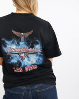 Vintage, 90s, Harley, Davidson, Cafe, Tee, The Real Deal, size medium, colour Black, newtown, sydney, australia, thrift store, opshop, preloved, secondhand, sustainable, retro, antique, 70s, 80s, 90s, 2000s, 00s, fashion, clothing, streetwear, trendy, garment, style, boutique, store, shop, archive, sale, cheap, best, top, T-Shirts