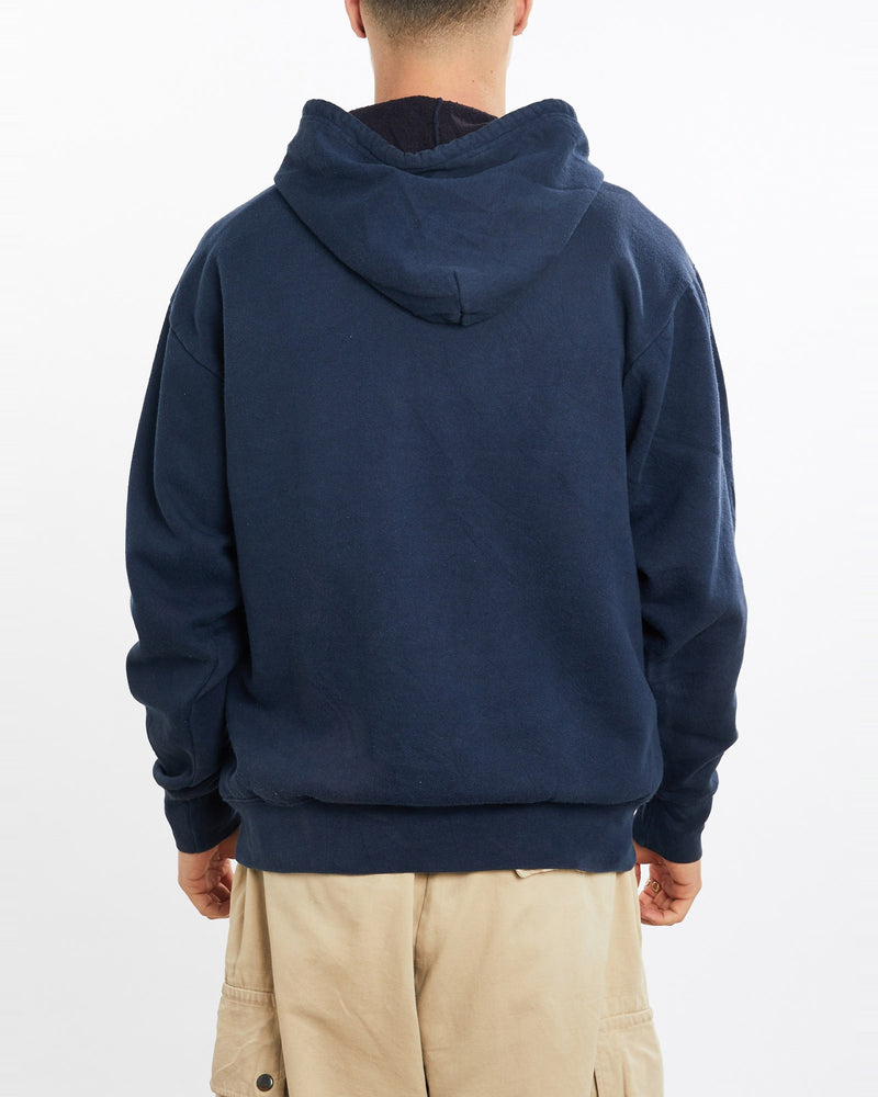 Vintage, Adidas, MLB, New, York, Yankees, Hooded, Sweatshirt, The Real Deal, size large, colour Navy, newtown, sydney, australia, thrift store, opshop, preloved, secondhand, sustainable, retro, antique, 70s, 80s, 90s, 2000s, 00s, fashion, clothing, streetwear, trendy, garment, style, boutique, store, shop, archive, sale, cheap, best, top, Sweats and hoodies