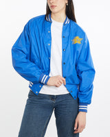 Vintage, 1984, Service, Olympics, Bomber, Jacket, The Real Deal, size medium, colour Blue, newtown, sydney, australia, thrift store, opshop, preloved, secondhand, sustainable, retro, antique, 70s, 80s, 90s, 2000s, 00s, fashion, clothing, streetwear, trendy, garment, style, boutique, store, shop, archive, sale, cheap, best, top, Jackets