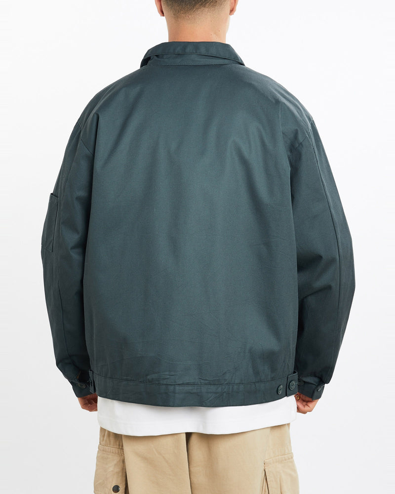 Vintage, Mechanic, Jacket, The Real Deal, size large, colour Green, newtown, sydney, australia, thrift store, opshop, preloved, secondhand, sustainable, retro, antique, 70s, 80s, 90s, 2000s, 00s, fashion, clothing, streetwear, trendy, garment, style, boutique, store, shop, archive, sale, cheap, best, top, Jackets