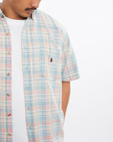 Vintage, 90s, Polo, Ralph, Lauren, Short, Sleeve, Button, Up, Shirt, The Real Deal, size large, colour Multicolour, newtown, sydney, australia, thrift store, opshop, preloved, secondhand, sustainable, retro, antique, 70s, 80s, 90s, 2000s, 00s, fashion, clothing, streetwear, trendy, garment, style, boutique, store, shop, archive, sale, cheap, best, top, Shirts