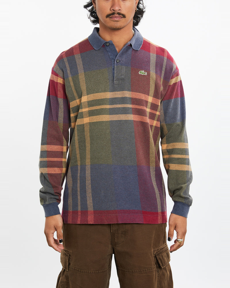 Vintage 90s Lacoste Long Sleeve Polo Shirt M1