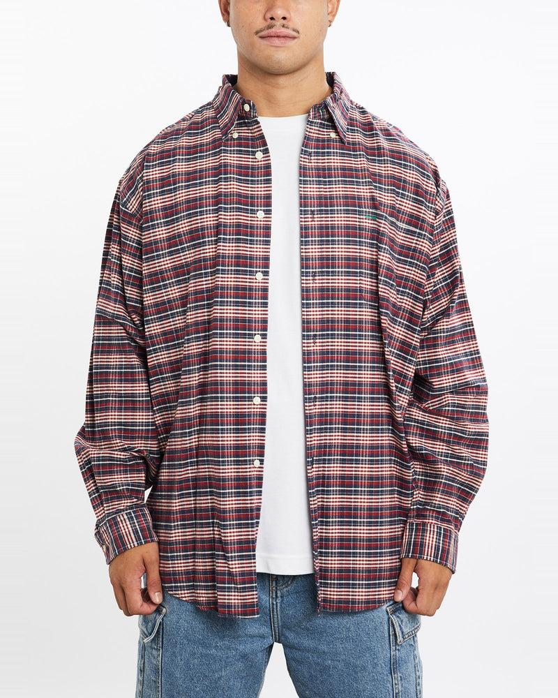 Vintage, 90s, Tommy, Hilfiger, Button, Up, Shirt, The Real Deal, size extra large, colour Multicolour, newtown, sydney, australia, thrift store, opshop, preloved, secondhand, sustainable, retro, antique, 70s, 80s, 90s, 2000s, 00s, fashion, clothing, streetwear, trendy, garment, style, boutique, store, shop, archive, sale, cheap, best, top, Shirts