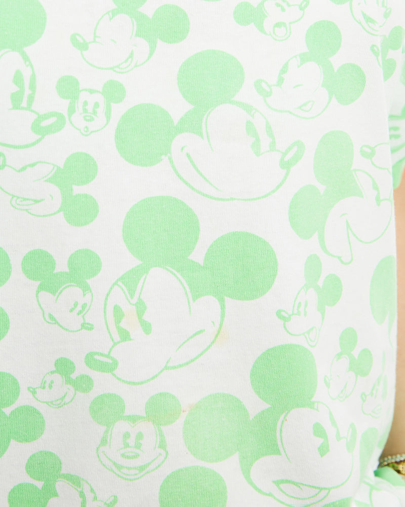 Vintage 90s Disney Mickey Mouse All Over Print Tee <br>S , The Real Deal , newtown, sydney, australia, thrift store, opshop, preloved, secondhand, sustainable, retro, antique, 70s, 80s, 90s, 2000s, 00s, fashion, clothing, streetwear, trendy, garment, style, boutique, store, shop, archive, sale, cheap, best, top