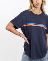 Vintage, Nike, Tee, The Real Deal, size extra small, colour Navy, newtown, sydney, australia, thrift store, opshop, preloved, secondhand, sustainable, retro, antique, 70s, 80s, 90s, 2000s, 00s, fashion, clothing, streetwear, trendy, garment, style, boutique, store, shop, archive, sale, cheap, best, top, T-Shirts