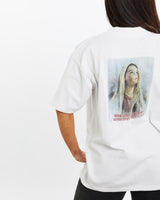 Vintage, Todo, Tuyo, Maria, Saint, Tee, The Real Deal, size small, colour Black, newtown, sydney, australia, thrift store, opshop, preloved, secondhand, sustainable, retro, antique, 70s, 80s, 90s, 2000s, 00s, fashion, clothing, streetwear, trendy, garment, style, boutique, store, shop, archive, sale, cheap, best, top, T-Shirts