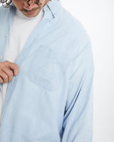 Vintage 90s Nautica Chambray Button Up Shirt <br>L , The Real Deal , newtown, sydney, australia, thrift store, opshop, preloved, secondhand, sustainable, retro, antique, 70s, 80s, 90s, 2000s, 00s, fashion, clothing, streetwear, trendy, garment, style, boutique, store, shop, archive, sale, cheap, best, top