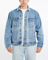 Vintage, 90s, Wrangler, Denim, Jacket, The Real Deal, size double extra large, colour Blue, newtown, sydney, australia, thrift store, opshop, preloved, secondhand, sustainable, retro, antique, 70s, 80s, 90s, 2000s, 00s, fashion, clothing, streetwear, trendy, garment, style, boutique, store, shop, archive, sale, cheap, best, top, Jackets