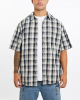 Vintage, 90s, Carhartt, Short, Sleeve, Button, Up, Shirt, The Real Deal, size extra large, colour Multicolour, newtown, sydney, australia, thrift store, opshop, preloved, secondhand, sustainable, retro, antique, 70s, 80s, 90s, 2000s, 00s, fashion, clothing, streetwear, trendy, garment, style, boutique, store, shop, archive, sale, cheap, best, top, Shirts