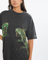 Vintage, 1991, Iguana, Wildlife, Tee, The Real Deal, size small, colour Grey, newtown, sydney, australia, thrift store, opshop, preloved, secondhand, sustainable, retro, antique, 70s, 80s, 90s, 2000s, 00s, fashion, clothing, streetwear, trendy, garment, style, boutique, store, shop, archive, sale, cheap, best, top, T-Shirts