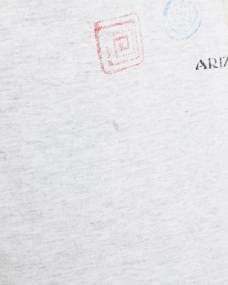 Vintage, 90s, Snoopy, Cartoon, Tee, The Real Deal, size large, colour Grey, newtown, sydney, australia, thrift store, opshop, preloved, secondhand, sustainable, retro, antique, 70s, 80s, 90s, 2000s, 00s, fashion, clothing, streetwear, trendy, garment, style, boutique, store, shop, archive, sale, cheap, best, top, T-Shirts