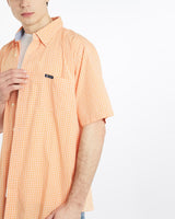 Vintage, 90s, Chaps, Ralph, Lauren, Short, Sleeve, Button, Up, Shirt, The Real Deal, size extra large, colour Orange, newtown, sydney, australia, thrift store, opshop, preloved, secondhand, sustainable, retro, antique, 70s, 80s, 90s, 2000s, 00s, fashion, clothing, streetwear, trendy, garment, style, boutique, store, shop, archive, sale, cheap, best, top, Shirts