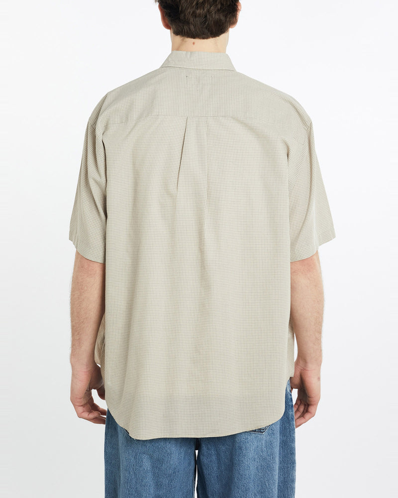 Vintage, 90s, Polo, Ralph, Lauren, Short, Sleeve, Button, Up, Shirt, The Real Deal, size extra large, colour Beige, newtown, sydney, australia, thrift store, opshop, preloved, secondhand, sustainable, retro, antique, 70s, 80s, 90s, 2000s, 00s, fashion, clothing, streetwear, trendy, garment, style, boutique, store, shop, archive, sale, cheap, best, top, Shirts