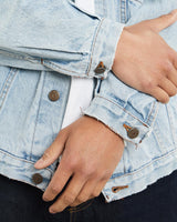 Vintage, Levi's, Denim, Jacket, The Real Deal, size large, colour Blue, newtown, sydney, australia, thrift store, opshop, preloved, secondhand, sustainable, retro, antique, 70s, 80s, 90s, 2000s, 00s, fashion, clothing, streetwear, trendy, garment, style, boutique, store, shop, archive, sale, cheap, best, top, Jackets