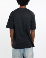 Vintage, NFL, Steelere, vs, Cardinals, Super, Bowl, Tee, The Real Deal, size large, colour Black, newtown, sydney, australia, thrift store, opshop, preloved, secondhand, sustainable, retro, antique, 70s, 80s, 90s, 2000s, 00s, fashion, clothing, streetwear, trendy, garment, style, boutique, store, shop, archive, sale, cheap, best, top, T-Shirts