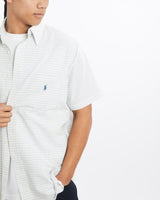 Vintage, 90s, Polo, Ralph, Lauren, Short, Sleeve, Button, Up, Shirt, The Real Deal, size large, colour Multicolour, newtown, sydney, australia, thrift store, opshop, preloved, secondhand, sustainable, retro, antique, 70s, 80s, 90s, 2000s, 00s, fashion, clothing, streetwear, trendy, garment, style, boutique, store, shop, archive, sale, cheap, best, top, Shirts