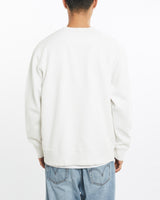 Vintage, Nike, Sweatshirt, The Real Deal, size large, colour White, newtown, sydney, australia, thrift store, opshop, preloved, secondhand, sustainable, retro, antique, 70s, 80s, 90s, 2000s, 00s, fashion, clothing, streetwear, trendy, garment, style, boutique, store, shop, archive, sale, cheap, best, top, Sweats and hoodies