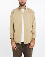 Vintage, 90s, Polo, Ralph, Lauren, Button, Up, Shirt, The Real Deal, size medium, colour Brown, newtown, sydney, australia, thrift store, opshop, preloved, secondhand, sustainable, retro, antique, 70s, 80s, 90s, 2000s, 00s, fashion, clothing, streetwear, trendy, garment, style, boutique, store, shop, archive, sale, cheap, best, top, Shirts