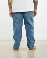 Vintage Carhartt Denim Carpenter Pants <br>40" , The Real Deal , newtown, sydney, australia, thrift store, opshop, preloved, secondhand, sustainable, retro, antique, 70s, 80s, 90s, 2000s, 00s, fashion, clothing, streetwear, trendy, garment, style, boutique, store, shop, archive, sale, cheap, best, top