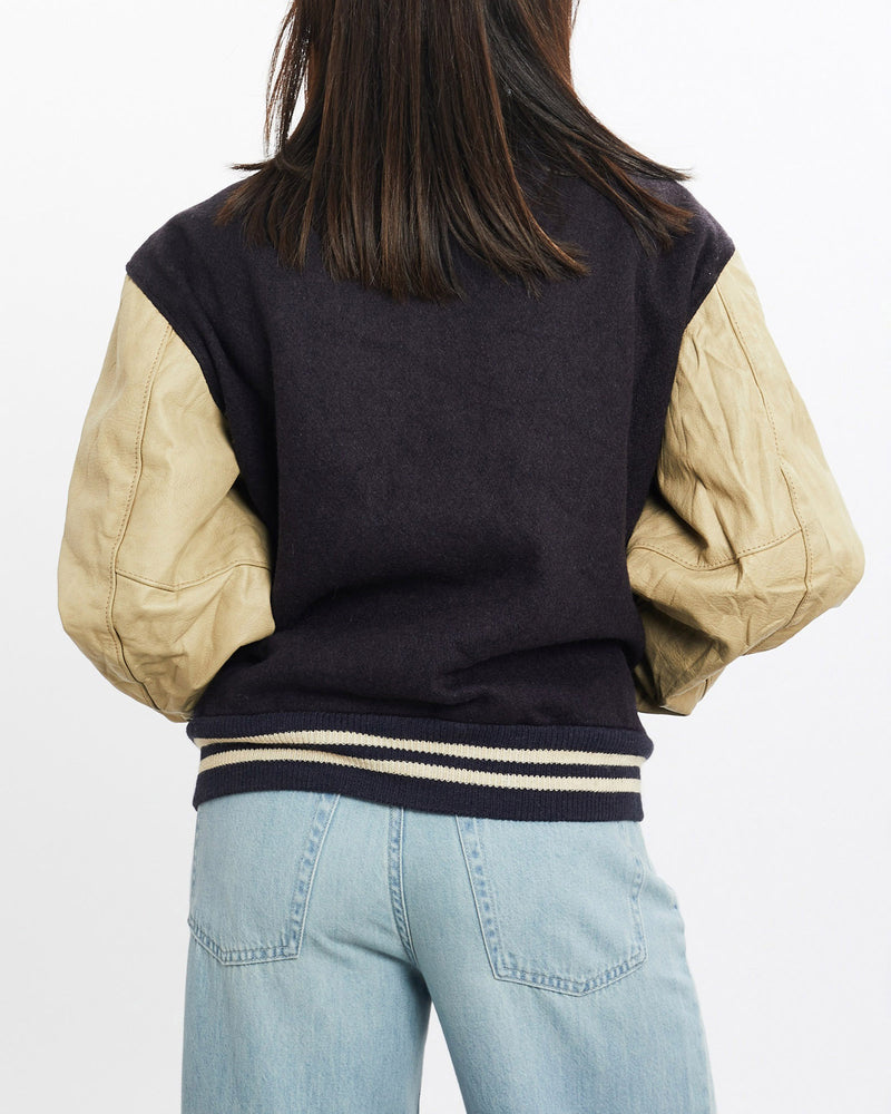Vintage, 80s, Varsity, Jacket, The Real Deal, size small, colour Multicolour, newtown, sydney, australia, thrift store, opshop, preloved, secondhand, sustainable, retro, antique, 70s, 80s, 90s, 2000s, 00s, fashion, clothing, streetwear, trendy, garment, style, boutique, store, shop, archive, sale, cheap, best, top, Jackets