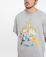 Vintage, 90s, Disney, Mickey, Mouse, Walt, Disney, World, Tee, The Real Deal, size large, colour Grey, newtown, sydney, australia, thrift store, opshop, preloved, secondhand, sustainable, retro, antique, 70s, 80s, 90s, 2000s, 00s, fashion, clothing, streetwear, trendy, garment, style, boutique, store, shop, archive, sale, cheap, best, top, T-Shirts