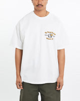 Vintage, Harley, Davidson, Owners, Group, Tee, The Real Deal, size large, colour White, newtown, sydney, australia, thrift store, opshop, preloved, secondhand, sustainable, retro, antique, 70s, 80s, 90s, 2000s, 00s, fashion, clothing, streetwear, trendy, garment, style, boutique, store, shop, archive, sale, cheap, best, top, T-Shirts