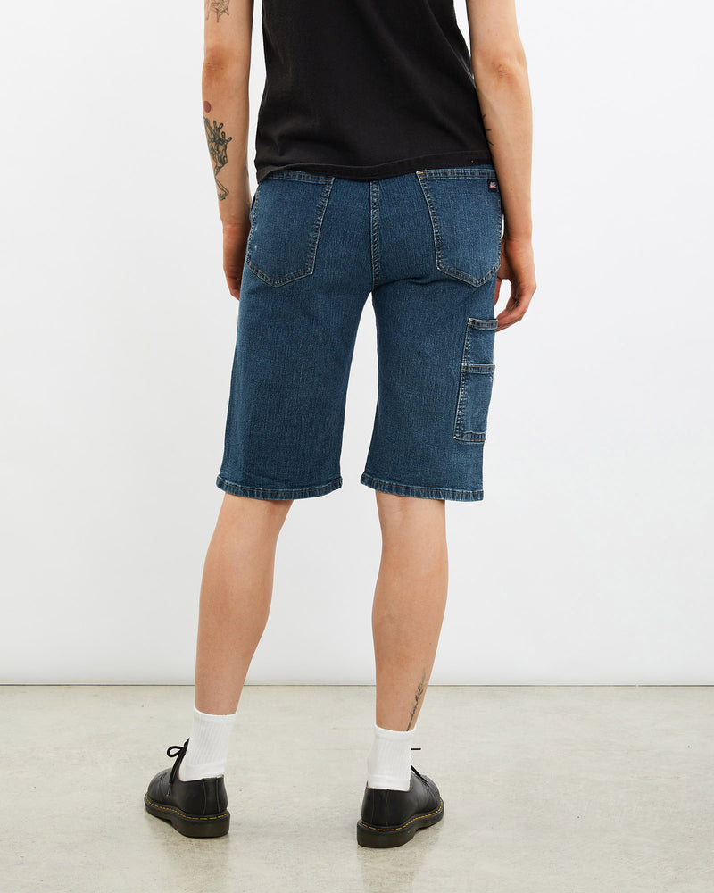 Vintage, Dickies, Denim, Carpenter, Shorts, The Real Deal, size 31", colour Blue, newtown, sydney, australia, thrift store, opshop, preloved, secondhand, sustainable, retro, antique, 70s, 80s, 90s, 2000s, 00s, fashion, clothing, streetwear, trendy, garment, style, boutique, store, shop, archive, sale, cheap, best, top, Shorts