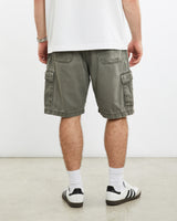 Vintage, Wrangler, Cargo, Shorts, The Real Deal, size 33", colour Grey, newtown, sydney, australia, thrift store, opshop, preloved, secondhand, sustainable, retro, antique, 70s, 80s, 90s, 2000s, 00s, fashion, clothing, streetwear, trendy, garment, style, boutique, store, shop, archive, sale, cheap, best, top, Shorts