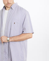 Vintage, 90s, Polo, Ralph, Lauren, Short, Sleeve, Button, Up, Shirt, The Real Deal, size extra large, colour Purple, newtown, sydney, australia, thrift store, opshop, preloved, secondhand, sustainable, retro, antique, 70s, 80s, 90s, 2000s, 00s, fashion, clothing, streetwear, trendy, garment, style, boutique, store, shop, archive, sale, cheap, best, top, Shirts