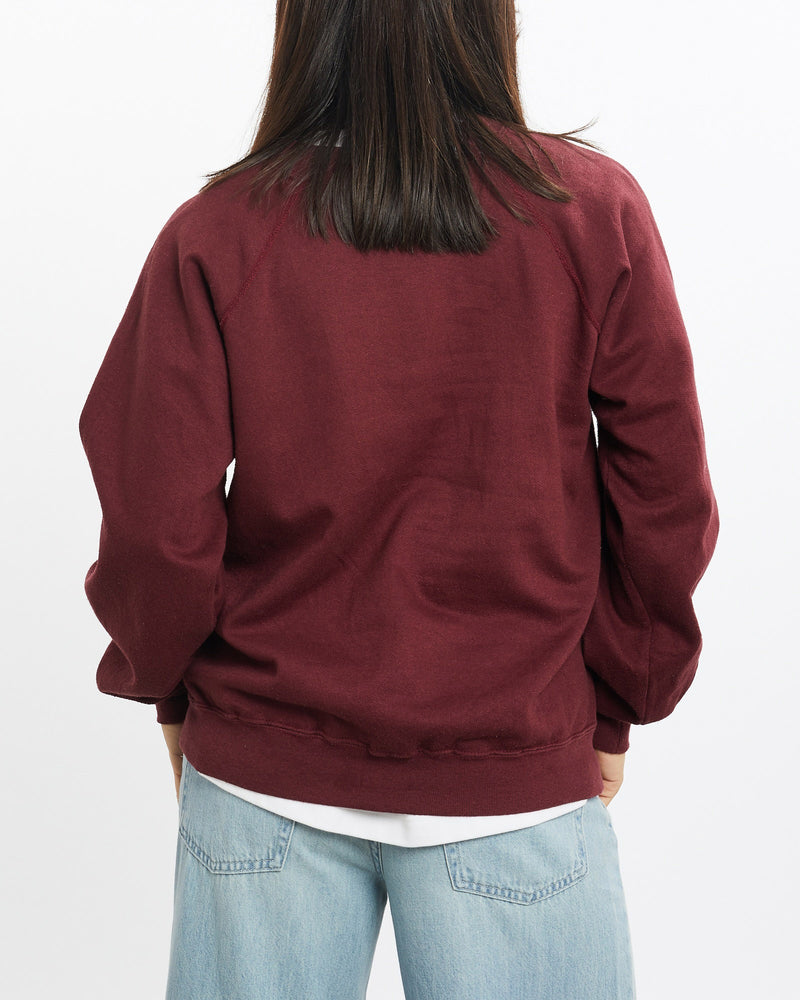 Vintage, 80s, NFL, Washington, Redskins, Sweatshirt, The Real Deal, size double extra small, colour Burgundy, newtown, sydney, australia, thrift store, opshop, preloved, secondhand, sustainable, retro, antique, 70s, 80s, 90s, 2000s, 00s, fashion, clothing, streetwear, trendy, garment, style, boutique, store, shop, archive, sale, cheap, best, top, Sweats and hoodies