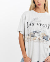 Vintage, 1993, Las, Vegas, Horse, Wildlife, Tee, The Real Deal, size small, colour Grey, newtown, sydney, australia, thrift store, opshop, preloved, secondhand, sustainable, retro, antique, 70s, 80s, 90s, 2000s, 00s, fashion, clothing, streetwear, trendy, garment, style, boutique, store, shop, archive, sale, cheap, best, top, T-Shirts