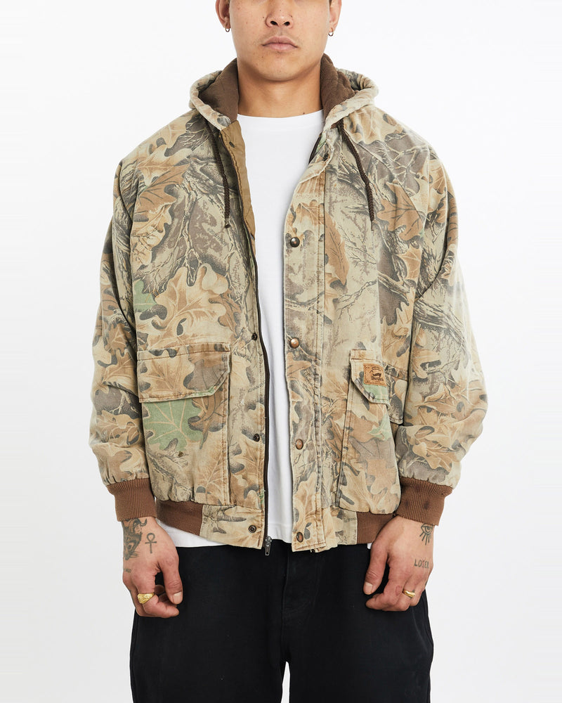 Vintage, Realtree, Camo, Jacket, The Real Deal, size extra large, colour Brown, newtown, sydney, australia, thrift store, opshop, preloved, secondhand, sustainable, retro, antique, 70s, 80s, 90s, 2000s, 00s, fashion, clothing, streetwear, trendy, garment, style, boutique, store, shop, archive, sale, cheap, best, top, Jackets