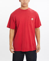 Vintage, Carhartt, Pocket, Tee, The Real Deal, size large, colour Red, newtown, sydney, australia, thrift store, opshop, preloved, secondhand, sustainable, retro, antique, 70s, 80s, 90s, 2000s, 00s, fashion, clothing, streetwear, trendy, garment, style, boutique, store, shop, archive, sale, cheap, best, top, T-Shirts